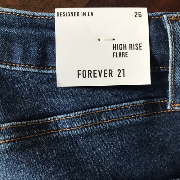 Forever 21 High Rise Flare Jeans - Picture 7 of 11